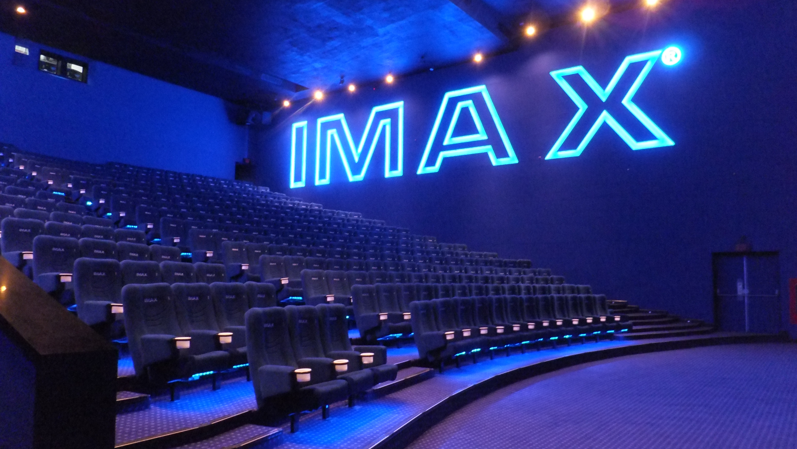 Inside IMAX theatre